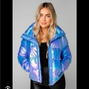 Buddy Love Iridescent Puffer Jacket